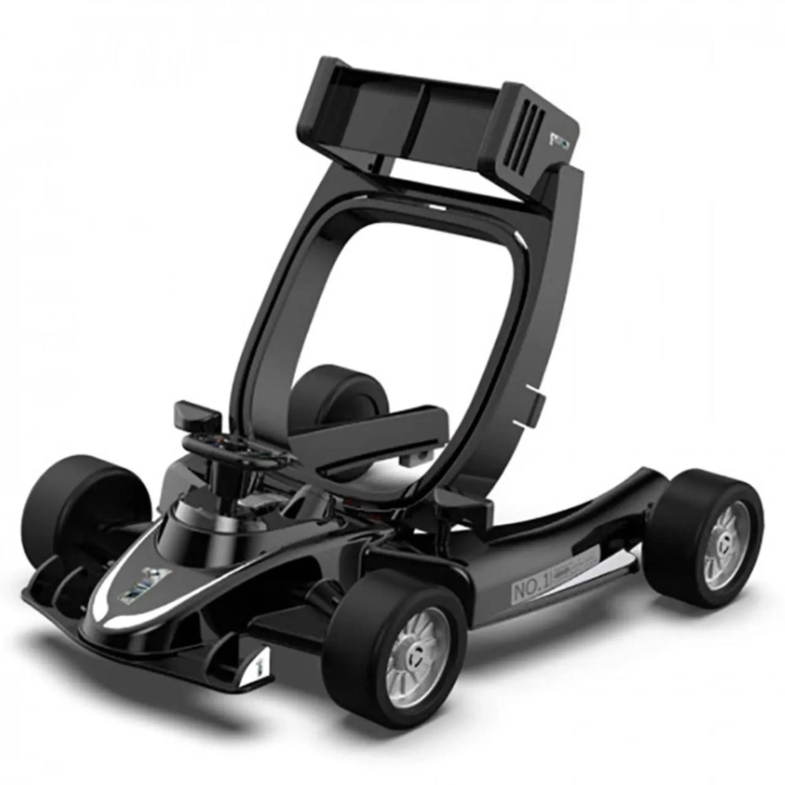 Ryan 4 In 1 Safety Baby Car Walker - Black Music and Lights