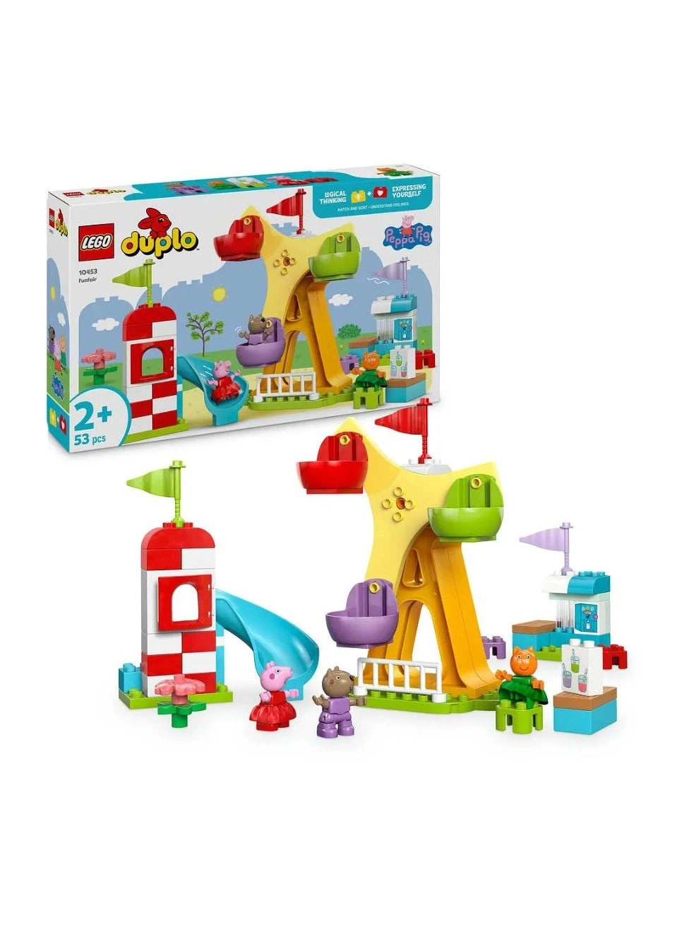 LEGO Peppa Pig Funfair Amusement Park (10453)