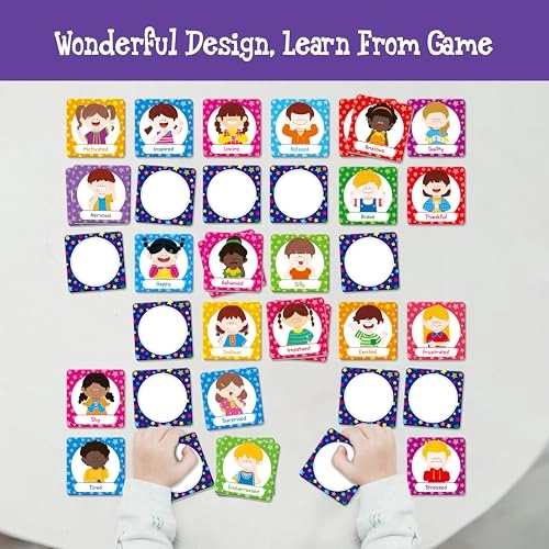 Emotions Matching Game - 3 years and up 72 pieces