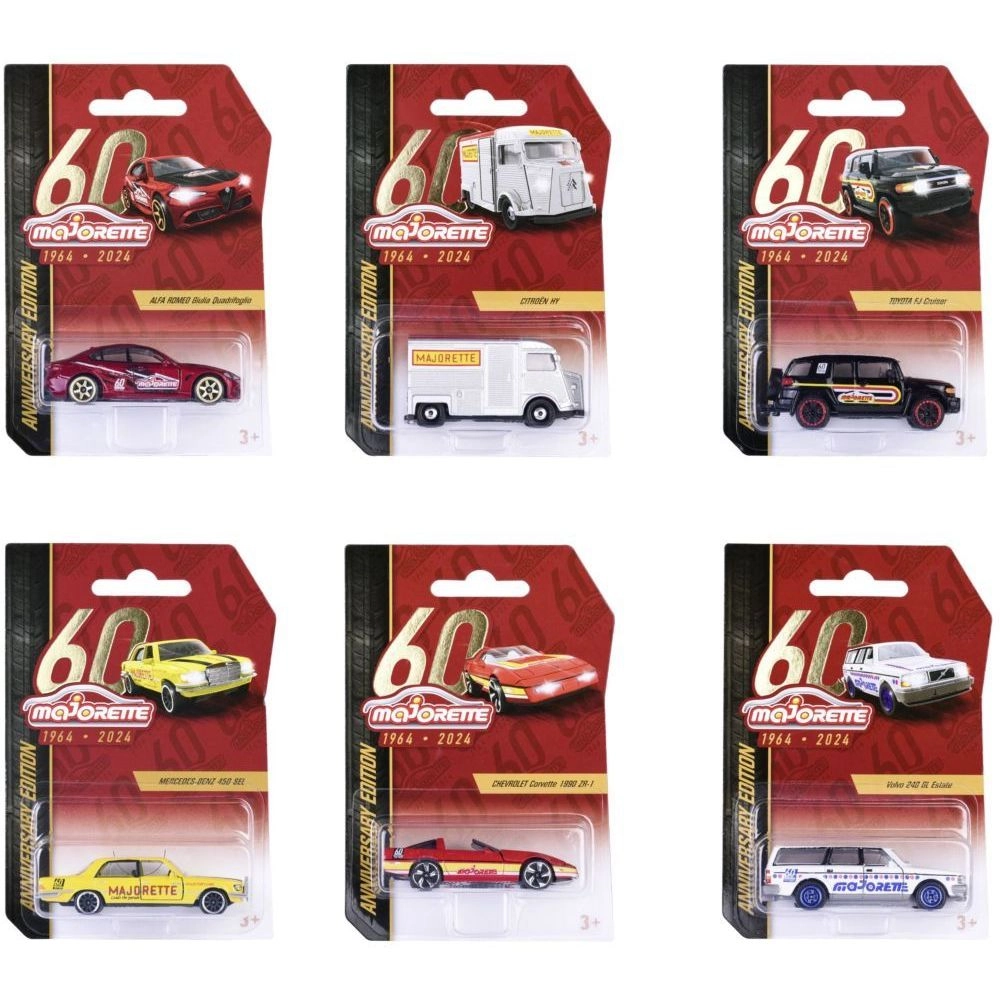 Majorette 60th Anniversary Edition Premium Assortment - 1:64