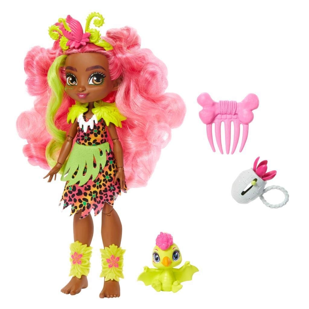 Cave Club Fernessa Fashion Doll - 8 – 10-Inch Dinosaur Pet Ages 4+