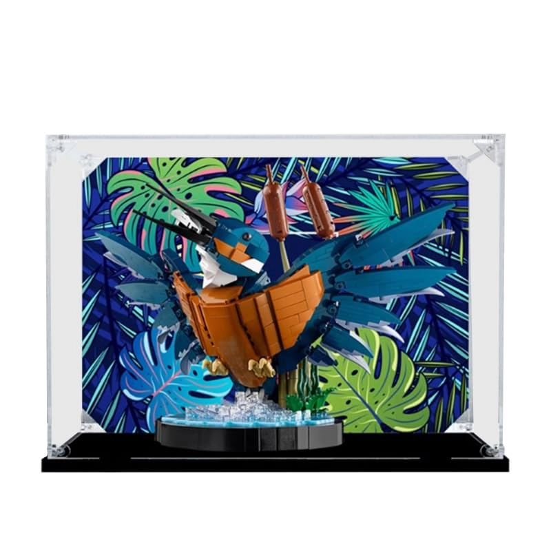 Lego Icons Display Case (10331) - Clear Acrylic Black Bottom