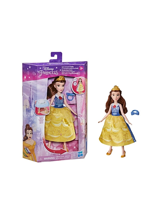 Belle Fashion Doll - 10.7 inch Spin and Switch Ages 3+