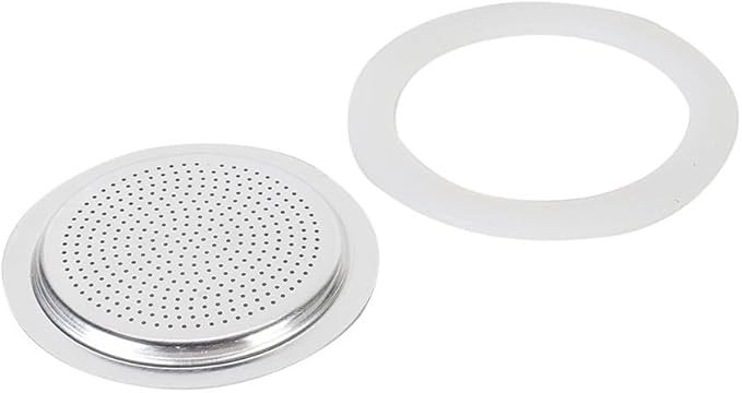 Tufgo Silicone Gasket Seal and Filter - 3 Cup White