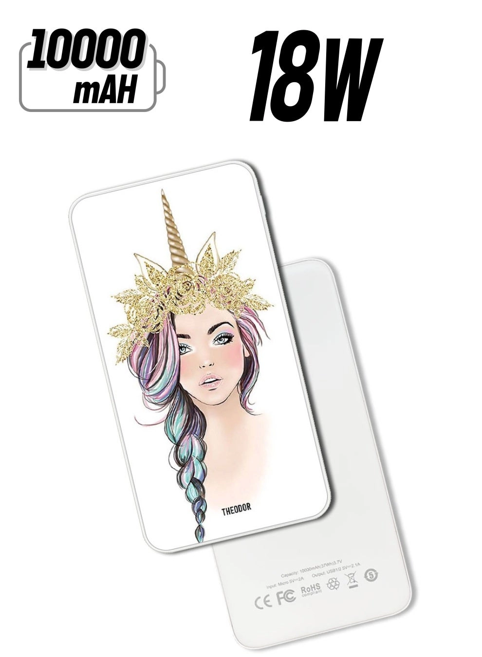 Theodor EX_PPBA216 - 10000 Watt-hour 18W PD