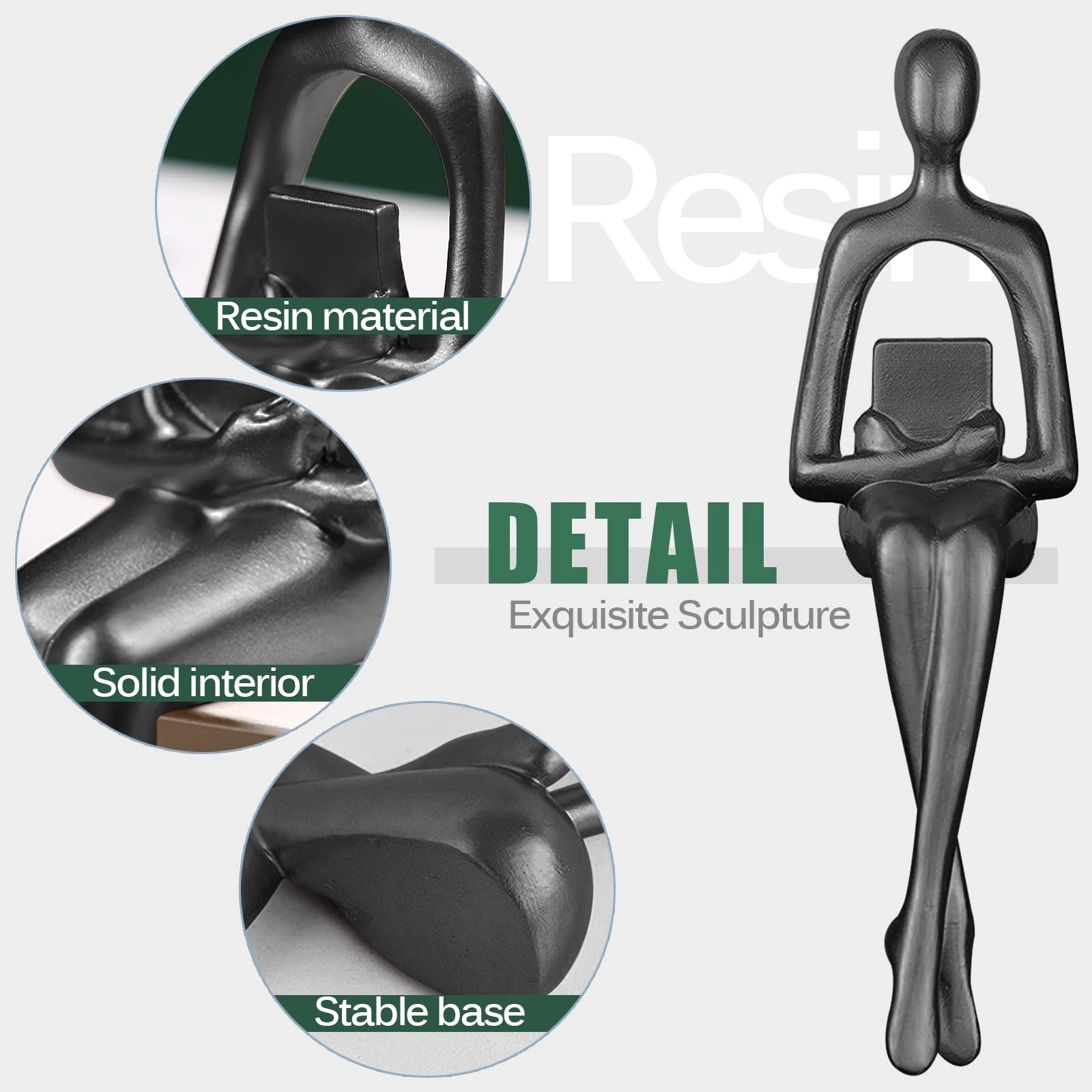 Thinker Statues - Resin