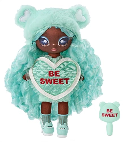 Cynthia Sweets Fashion Doll - 7.5" Mint Green Hair Teddy Bear-Inspired Ages 5+