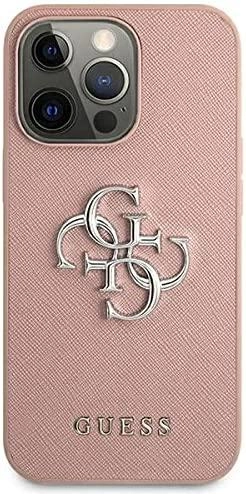 GUHCP13XPSASBBL PU Saffiano Leather Case for iPhone 13 Pro Max