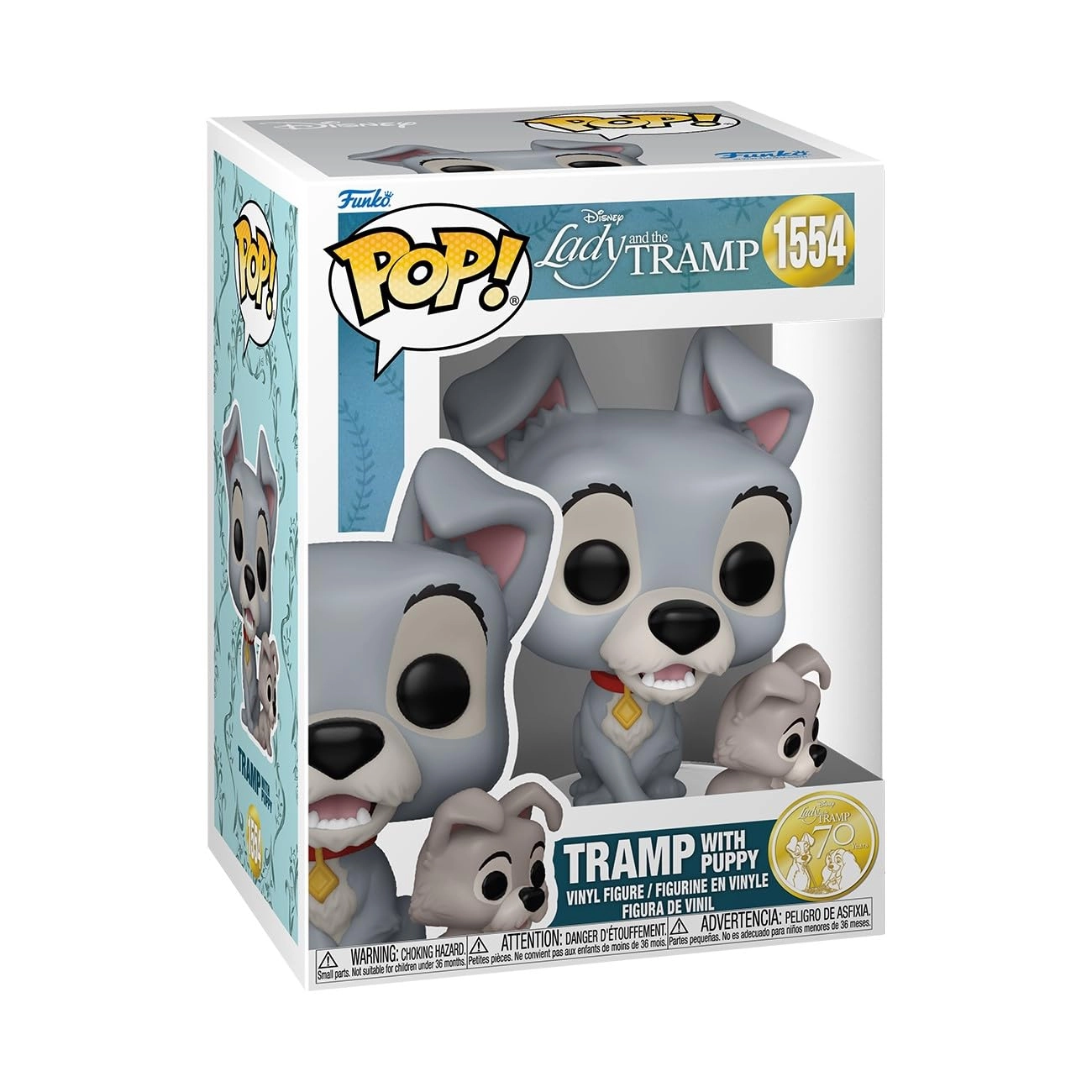 FUNKO Tramp - Disney’s Lady and the Tramp (9.5 cm) (B0D6CWTSD9)