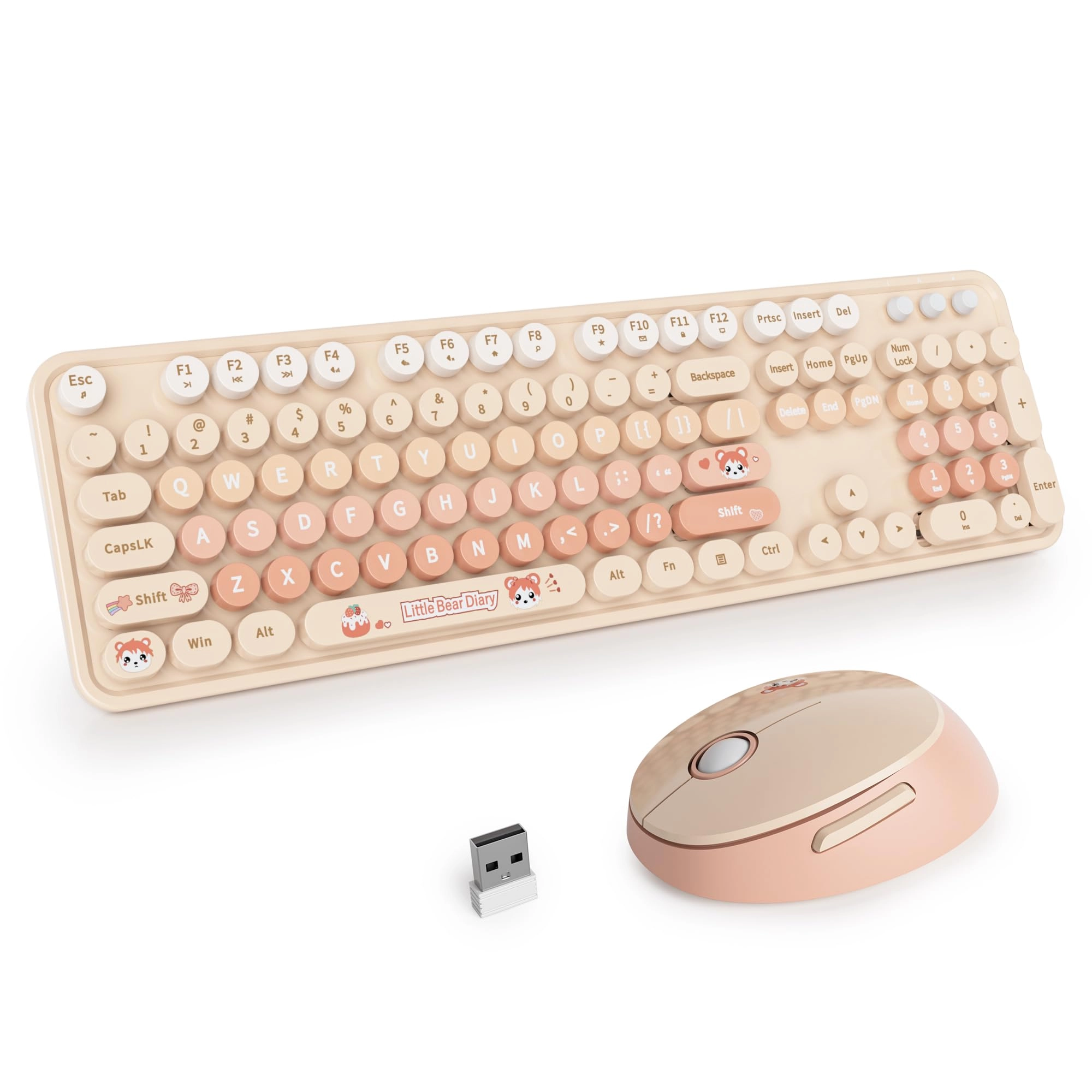 Wireless Keyboard & Mouse Set - US Wireless