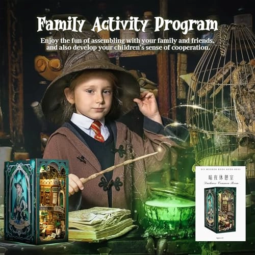 Book Nook Kit - Darkness Common Room miniature