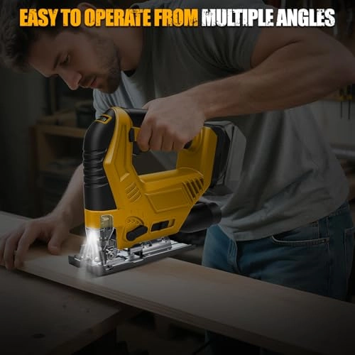 Cordless Jigsaw - 20V 45° Bevel 6-Speed