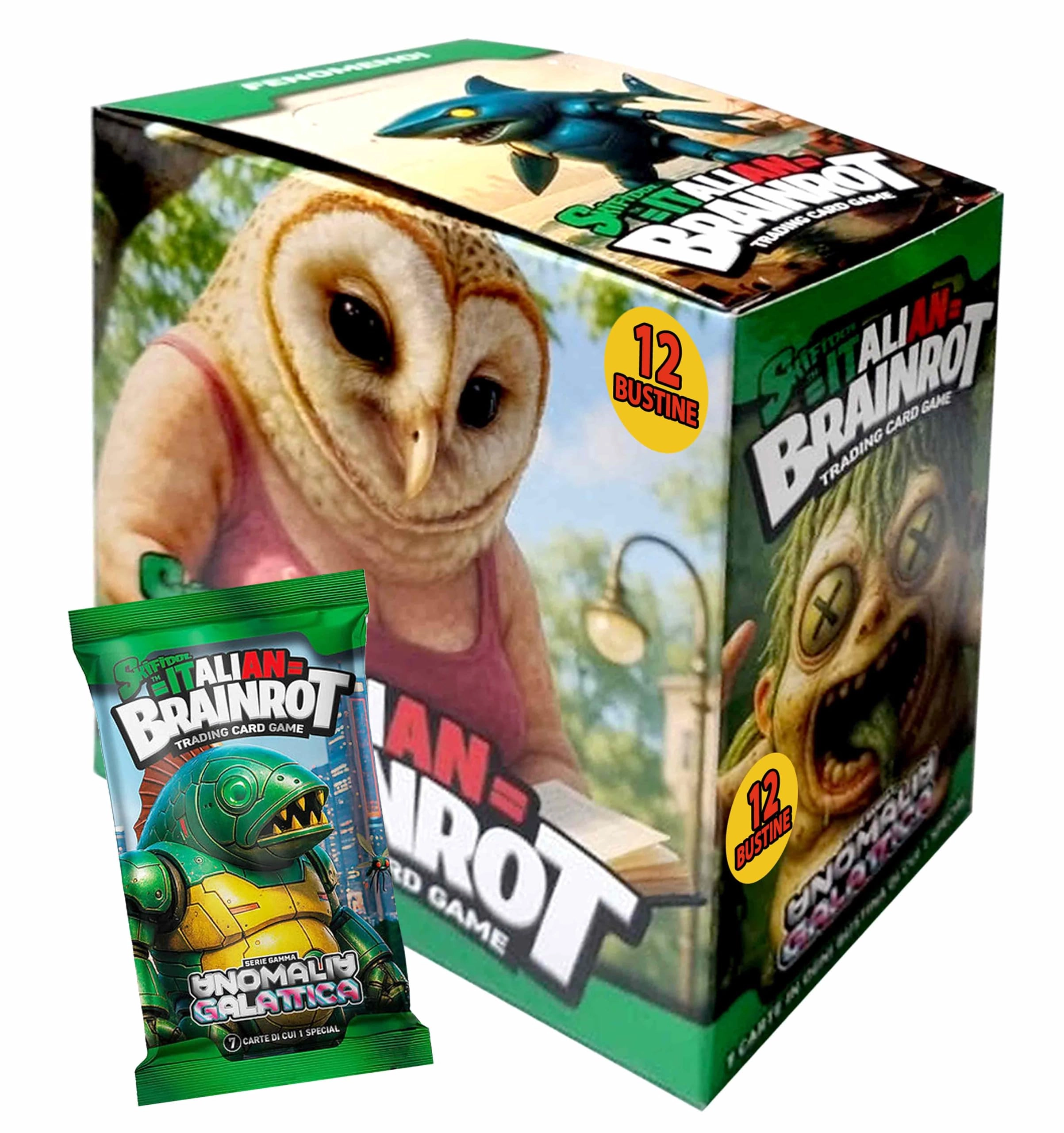 Generico Skifidol Italian Brainrot: Galactic Anomaly Gamma Series - Trading Card Game