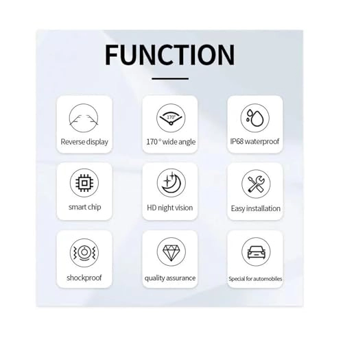 Rear View Parking Camera - Night Vision 4Pin 800*480