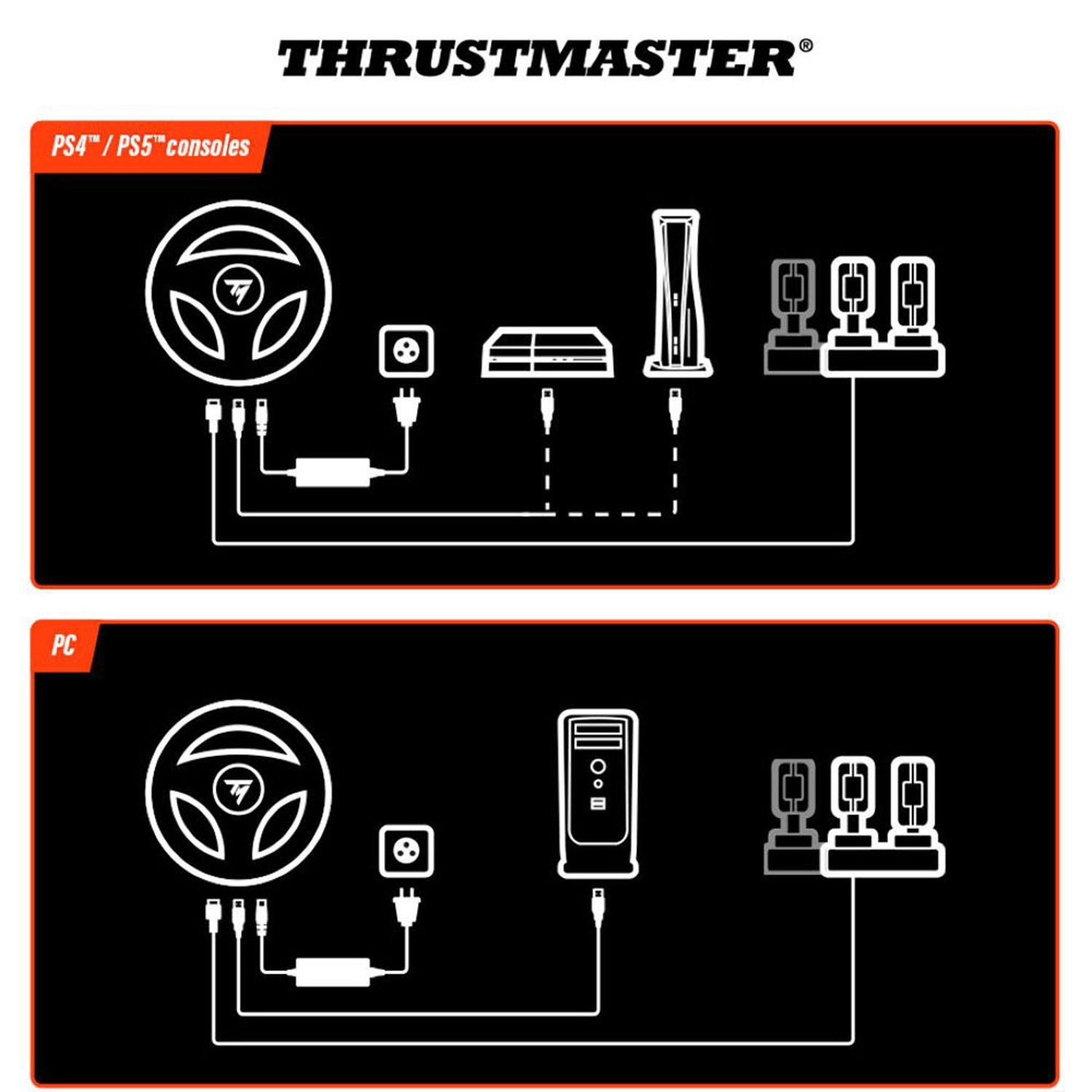 T598 Racing Wheel & Pedals