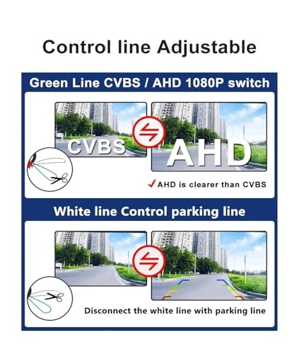 Rear View Parking Camera - Night Vision Wire