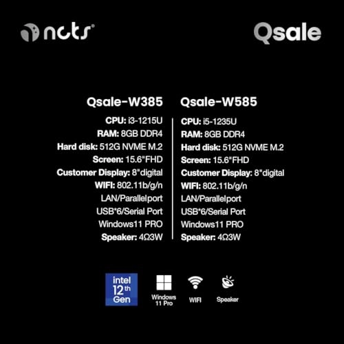 QSALE W385 - 8 GB 15.6 inch Intel Core i3