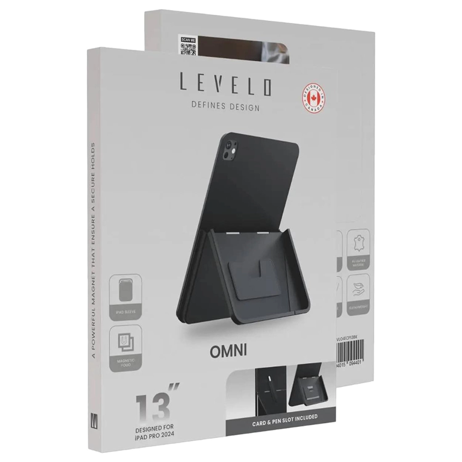 Folio Case with Pen Holder and Card Holder for iPad Pro 13-inch (2024)