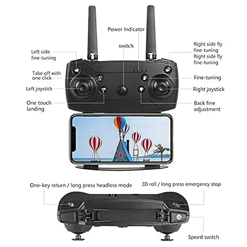 Foldable Drone With Camera - 1080p