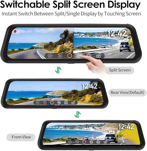 Rear View Mirror Dash Camera - 2160p
