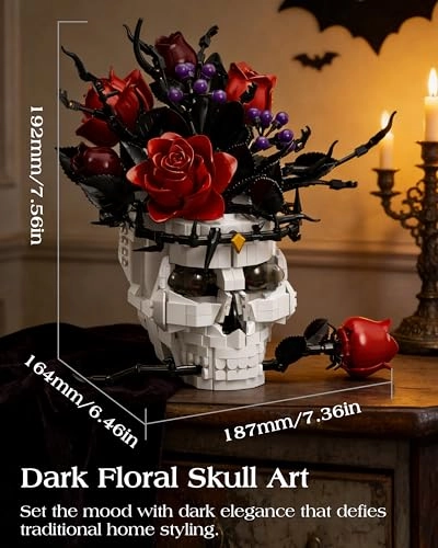 Gothic Skull (11040) - Skull Home Decor