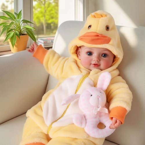 Realistic Baby Doll - 15-inch Vinyl Cotton Gift Set Ages 3+