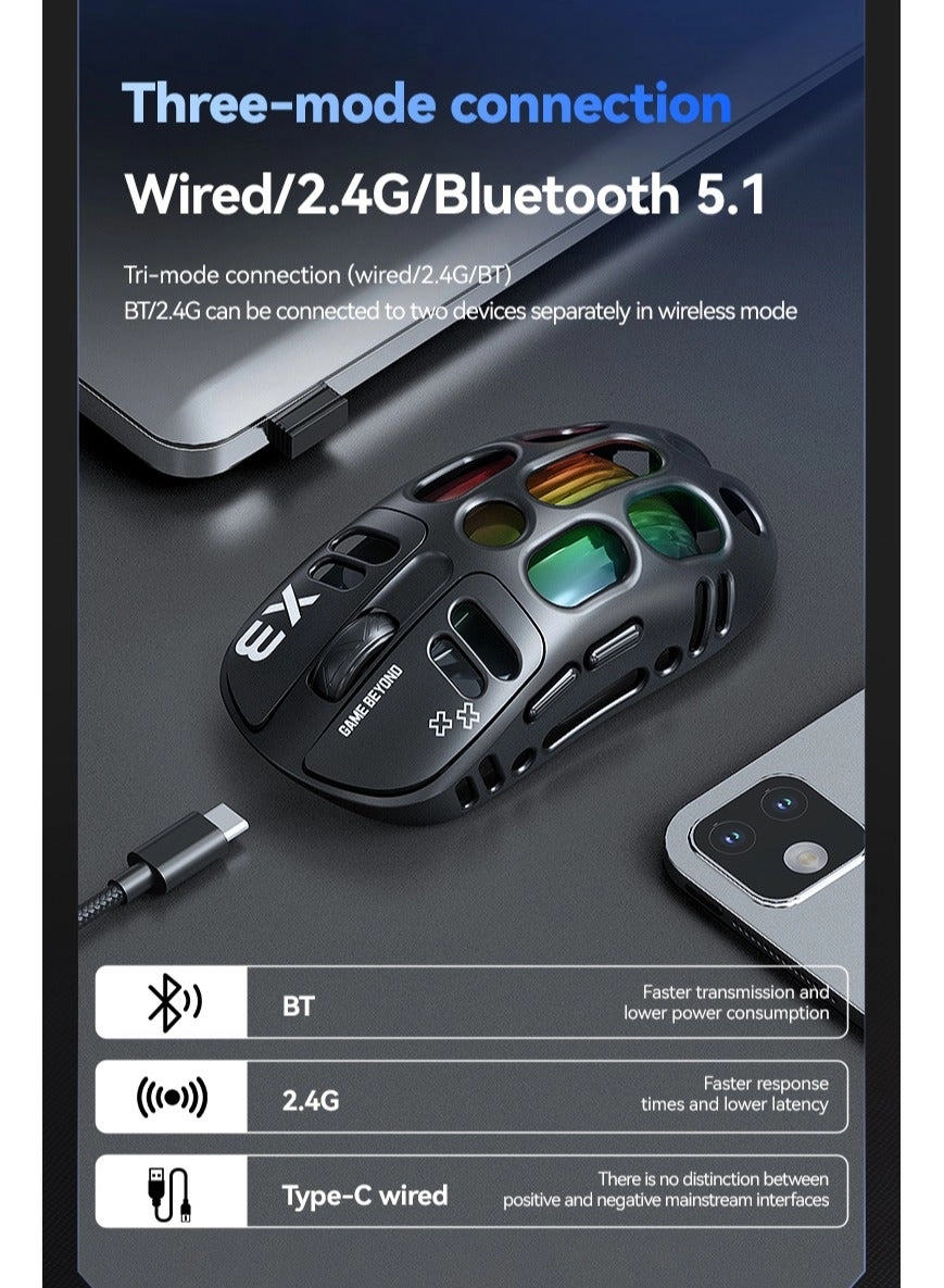 X3 Tri-Mode Gaming Mouse - Wireless