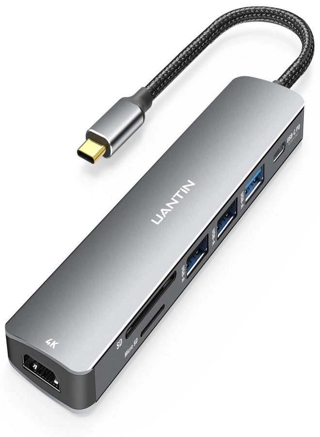 USB C Hub - 7 in 1 4K HDMI 100W PD