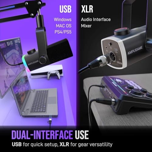 AM8W USB+XLR Microphone