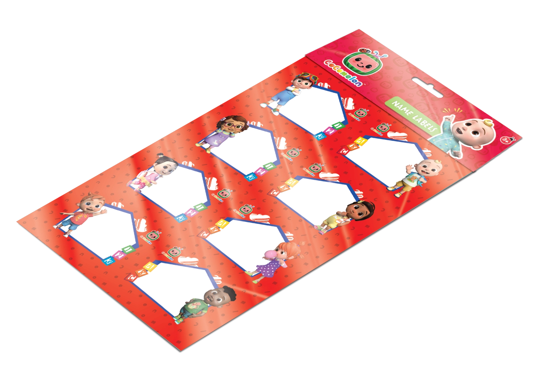 CoComelon Name Label - 2 sheets