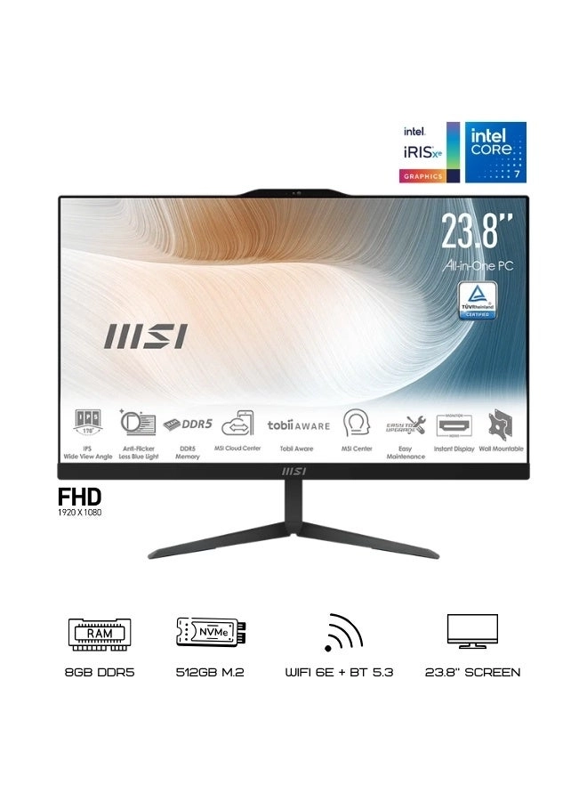 MSI Modern AM242 - 8 GB 23.8 inch Intel Core i5-1235u