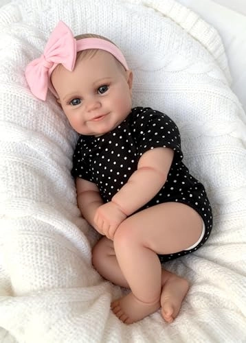 Maddie Reborn Baby Doll - 20 inch 50cm Hand-Drawing Hair Handmade