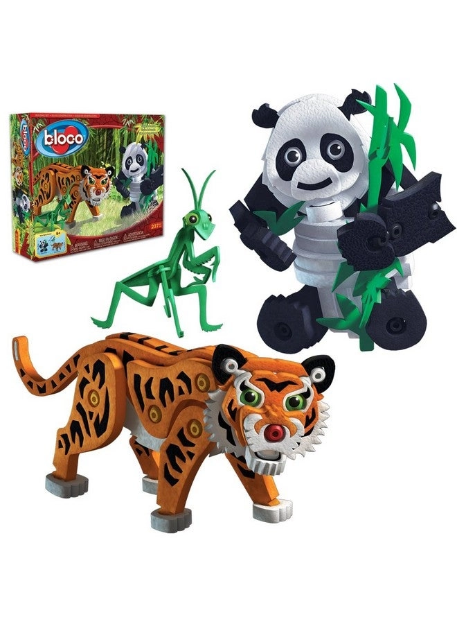 Bloco Toys Tiger And Panda