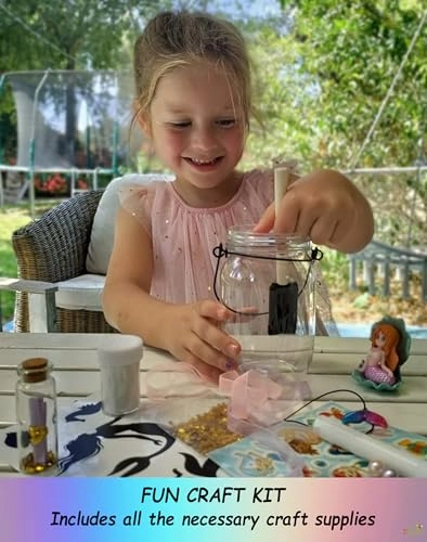 Unicorn & Fairy Lantern Jar Night light Craft Kit - 3+ years