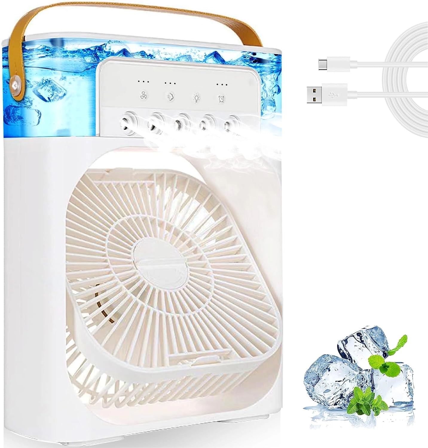 RADIOTRONICS Portable Air Conditioner Cooling Fan