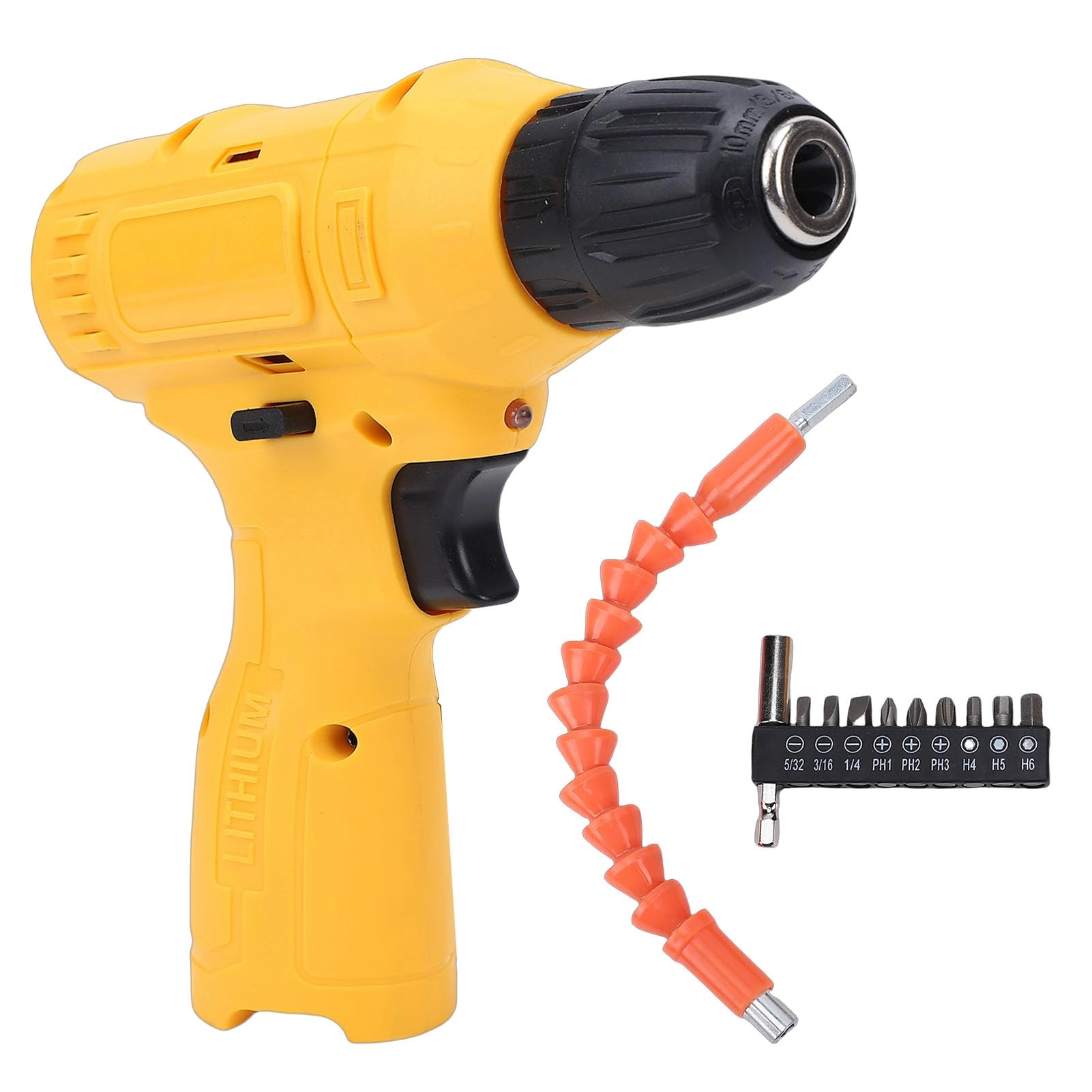 ZAICOLER Cordless Drill Driver - 15N.M 0-600RPM 3/8in Chuck