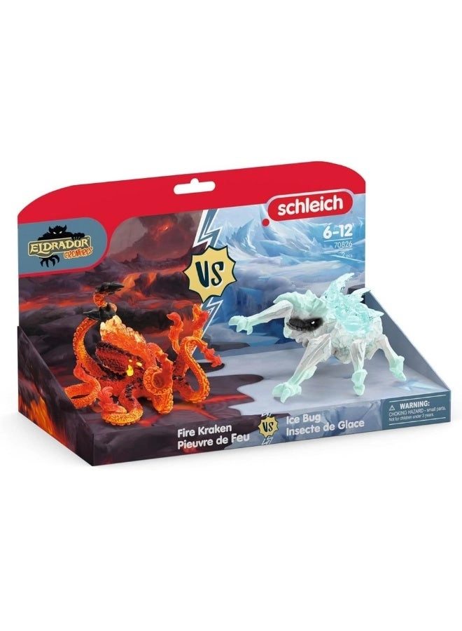 schleich Eldrador Creatures - Fire Kraken + Ice Bug (2327857) 2 pcs