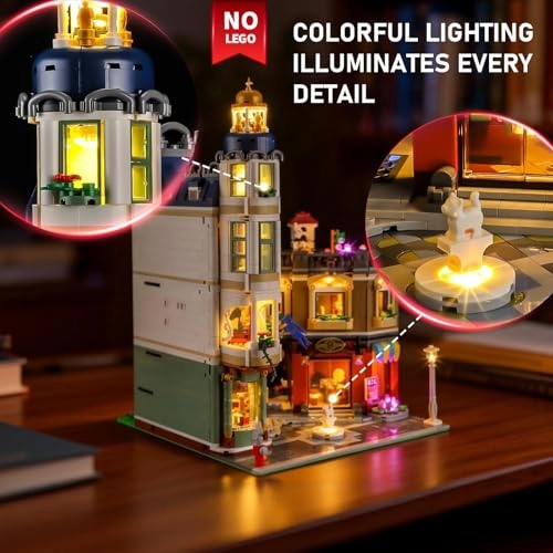 2.0 Light Kit - Compatible with Lego Shopping Street 11371