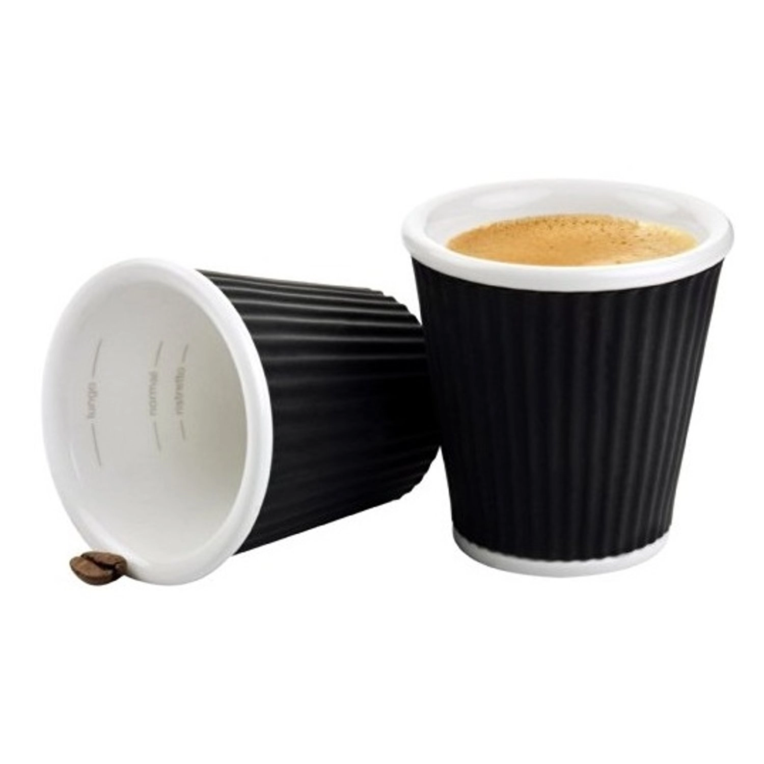 A0631 Espresso Cup - 2 pcs Ondulated