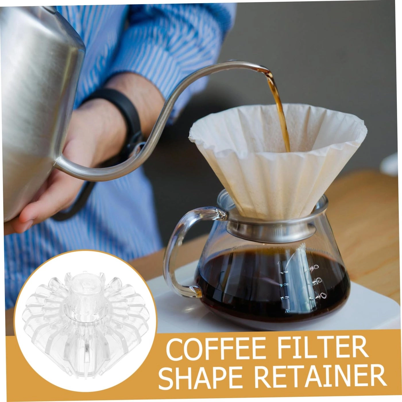 Coffee Filter Shape Retainer