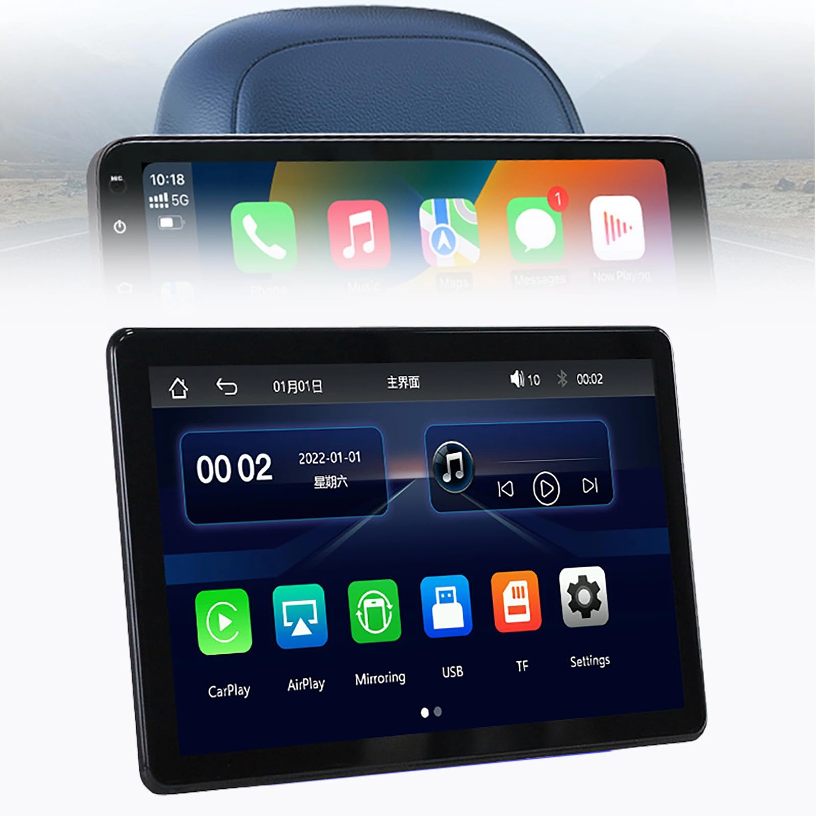 Headrest player - 10.1 inch