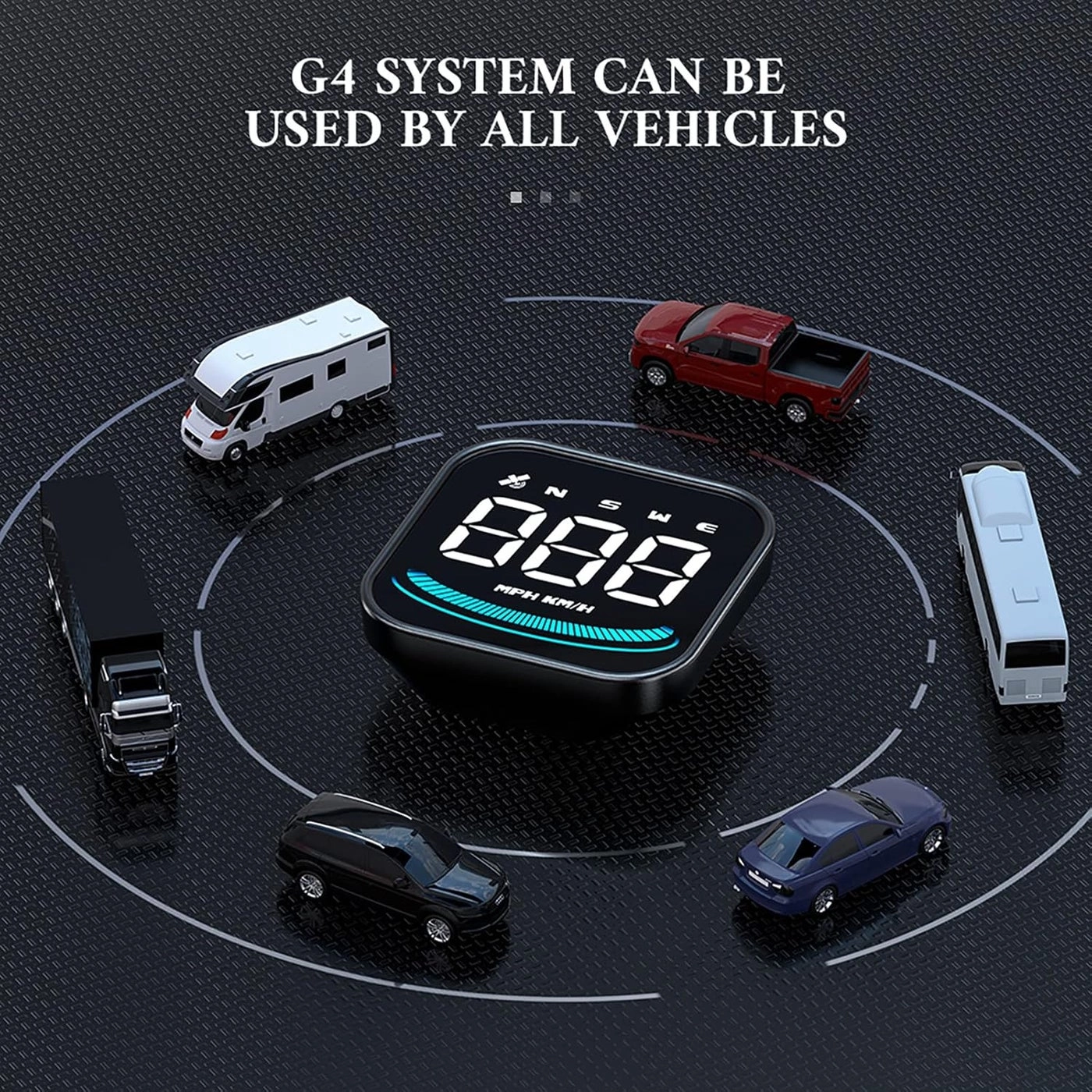 GPS Speedometer G4 - Heads Up Display 2.2-inch Beidou