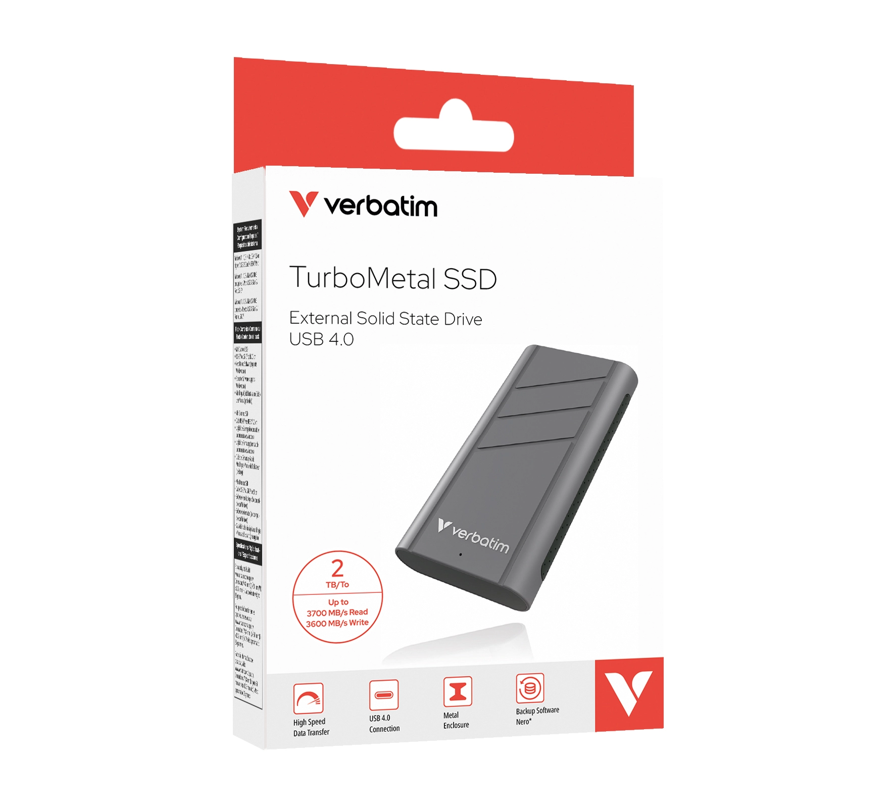 Verbatim TurboMetal SSD - 2 TB