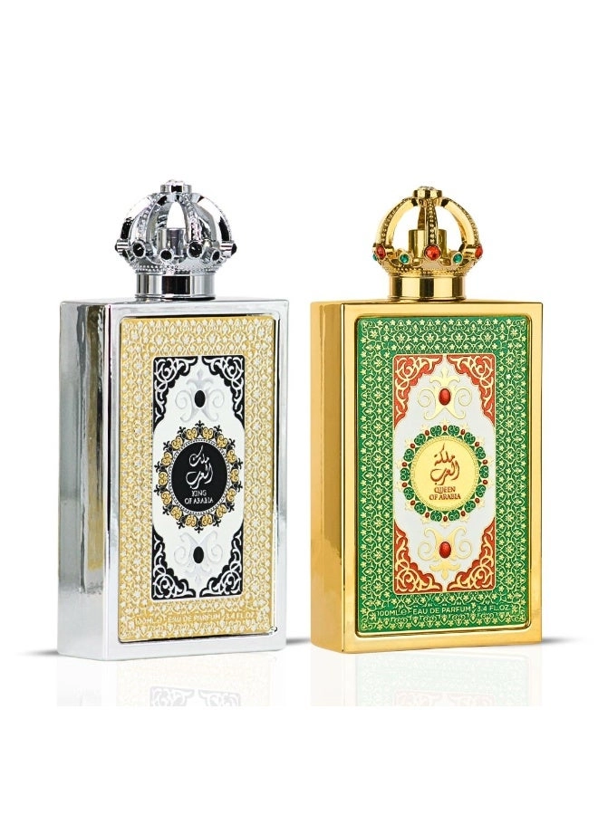 Lattafa KING OF ARABIA - Eau de Parfum 100ml + QUEEN OF ARABIA