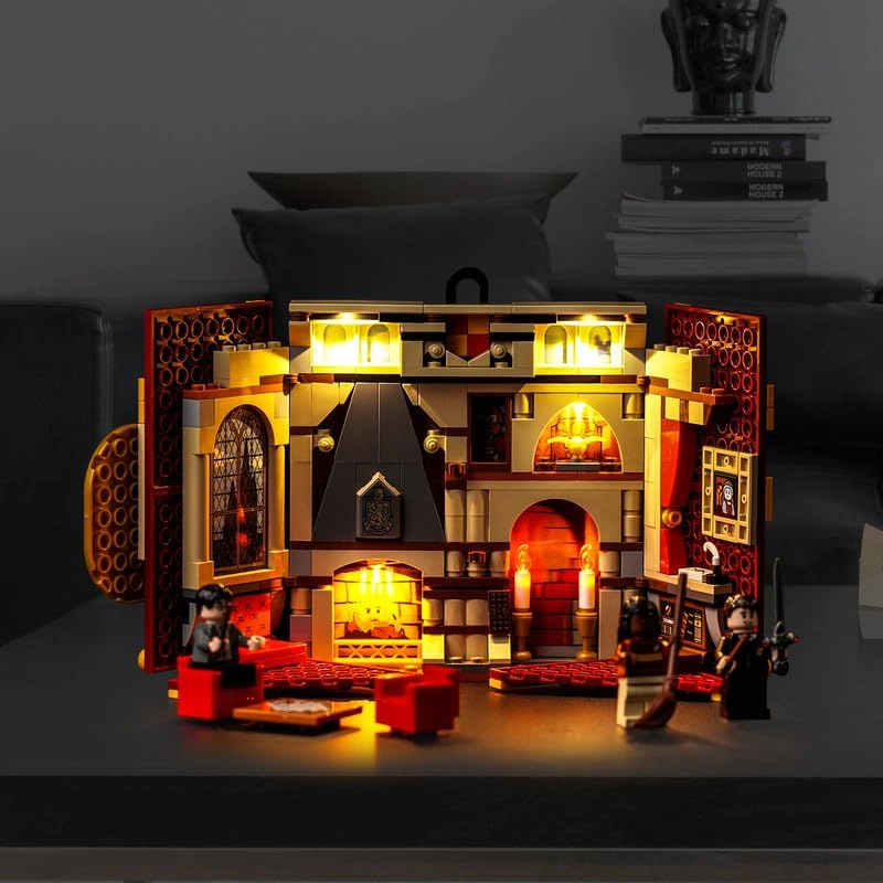 LED Light Kit for Lego 76409 Gryffindor House Banner - Battery Powered LED