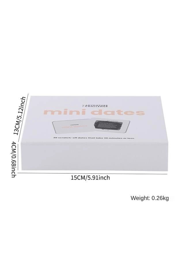 Adventure Challenge Mini Dates - Couple Dating Scratch Card