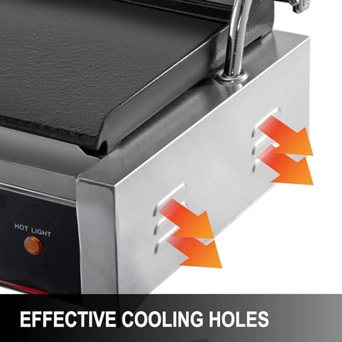 Commercial Panini Press Grill - 490x280mm