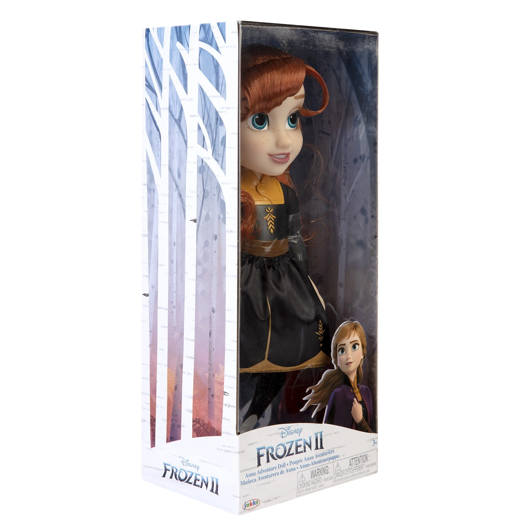 Anna Fashion Doll - Long Red Hair Outfit Inspired by Frozen 2 Ages 3+