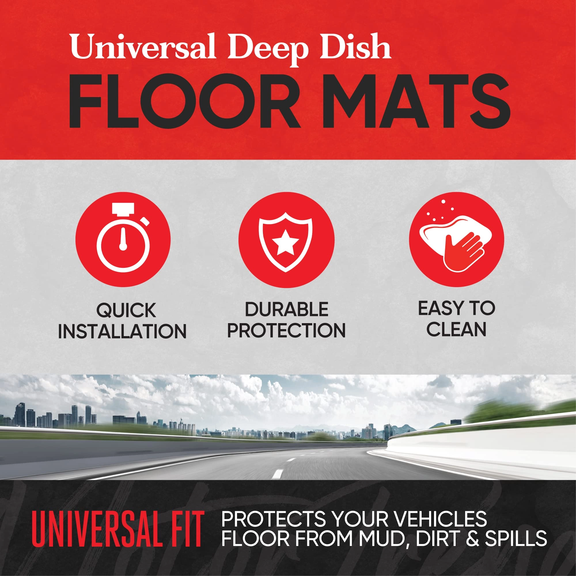 943-GR FlexTough Defender - Deep Dish Gray