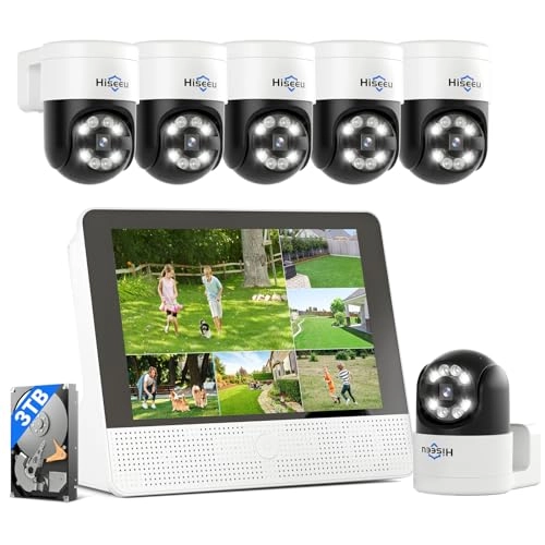 PoE PTZ Camera System - 6 PoE Cameras 16 channels 3K 5MP
